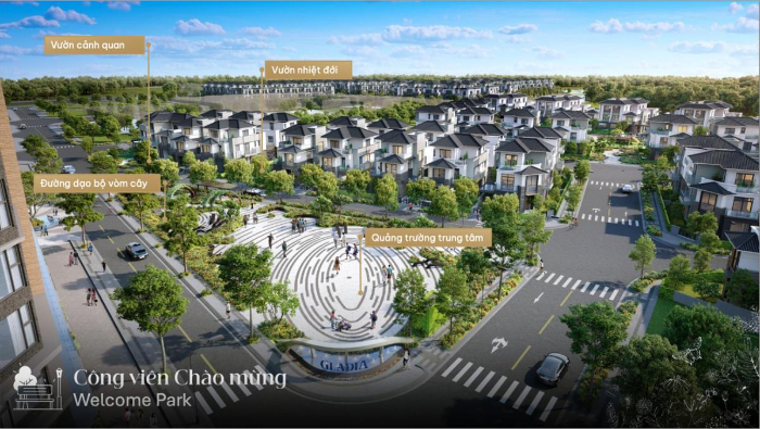 tiện ích dự án Gladia Khang Điền